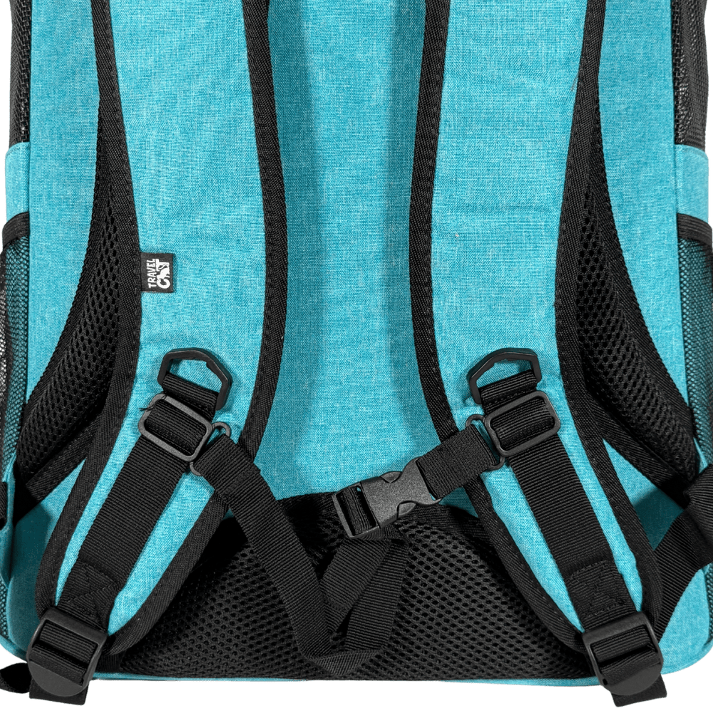 "The Fat Cat" Backpack for Larger Cats - Aqua