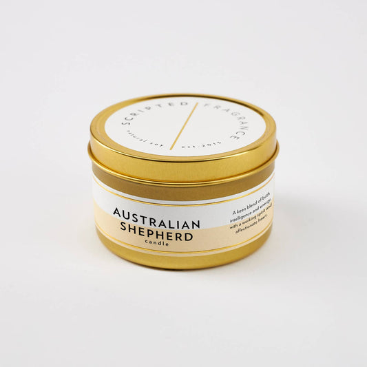 Australian Shepherd Dog Breed Soy Candle