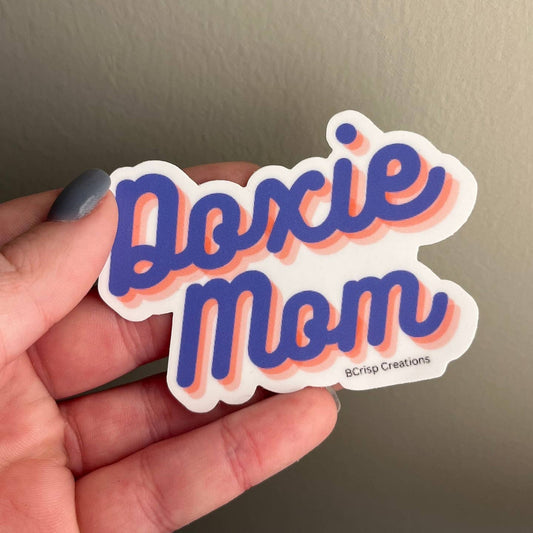 Doxie Mom Sticker
