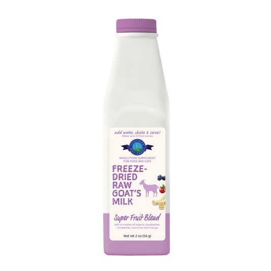 Freeze Dried Raw Goat's Milk - Fruit Blend
