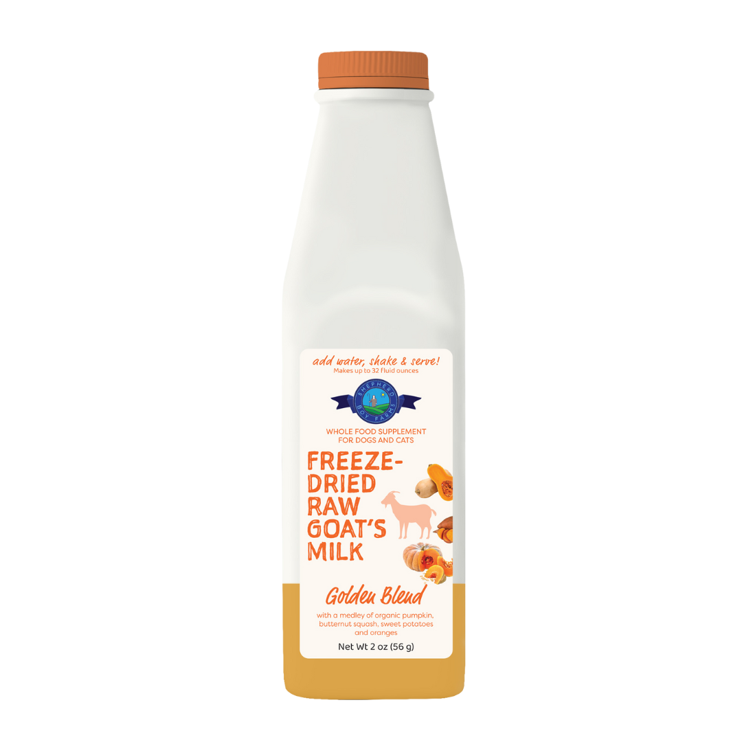 Freeze Dried Raw Goat's Milk - Golden Blend