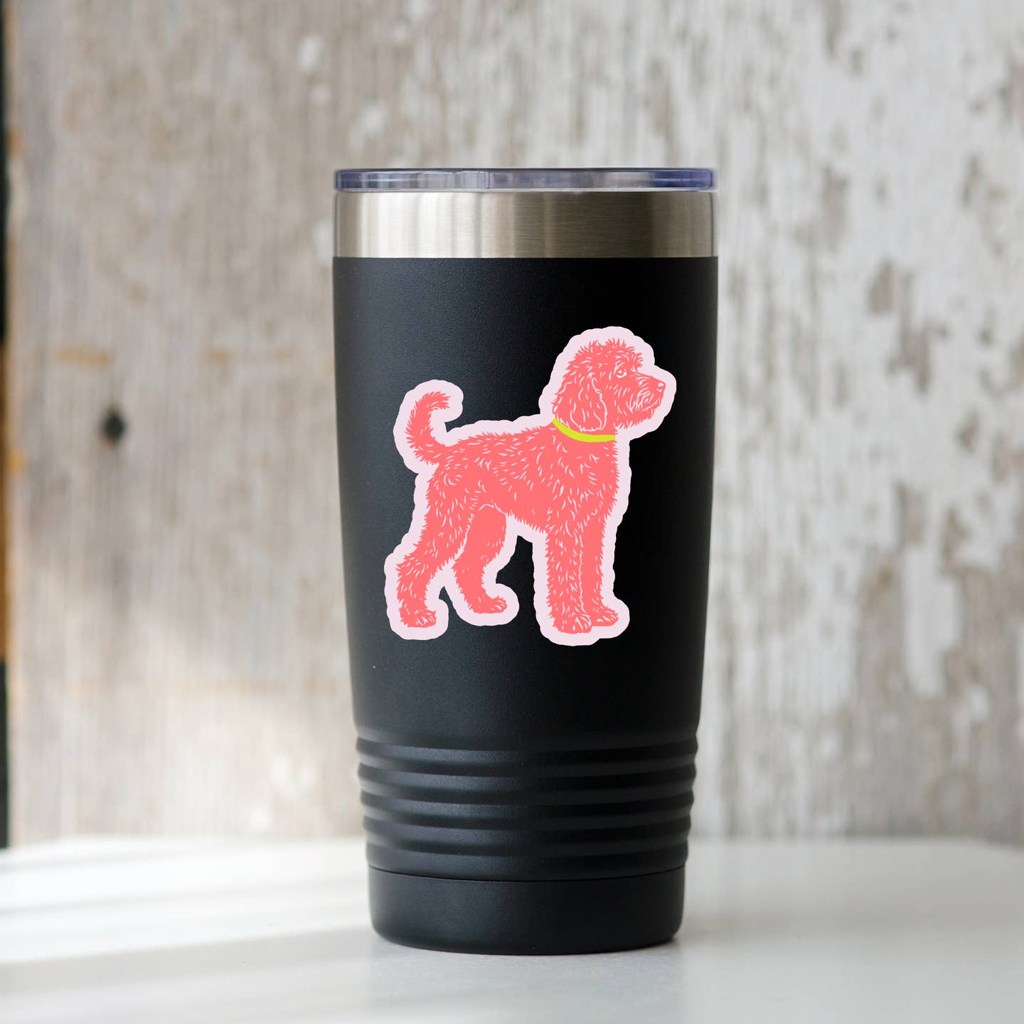 Pink Doodle Sticker