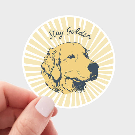 Stay Golden Sticker