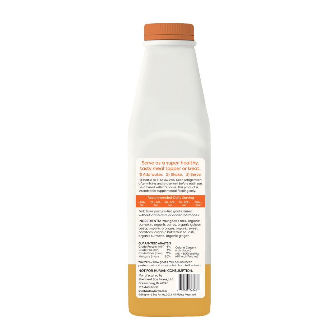 Freeze Dried Raw Goat's Milk - Golden Blend