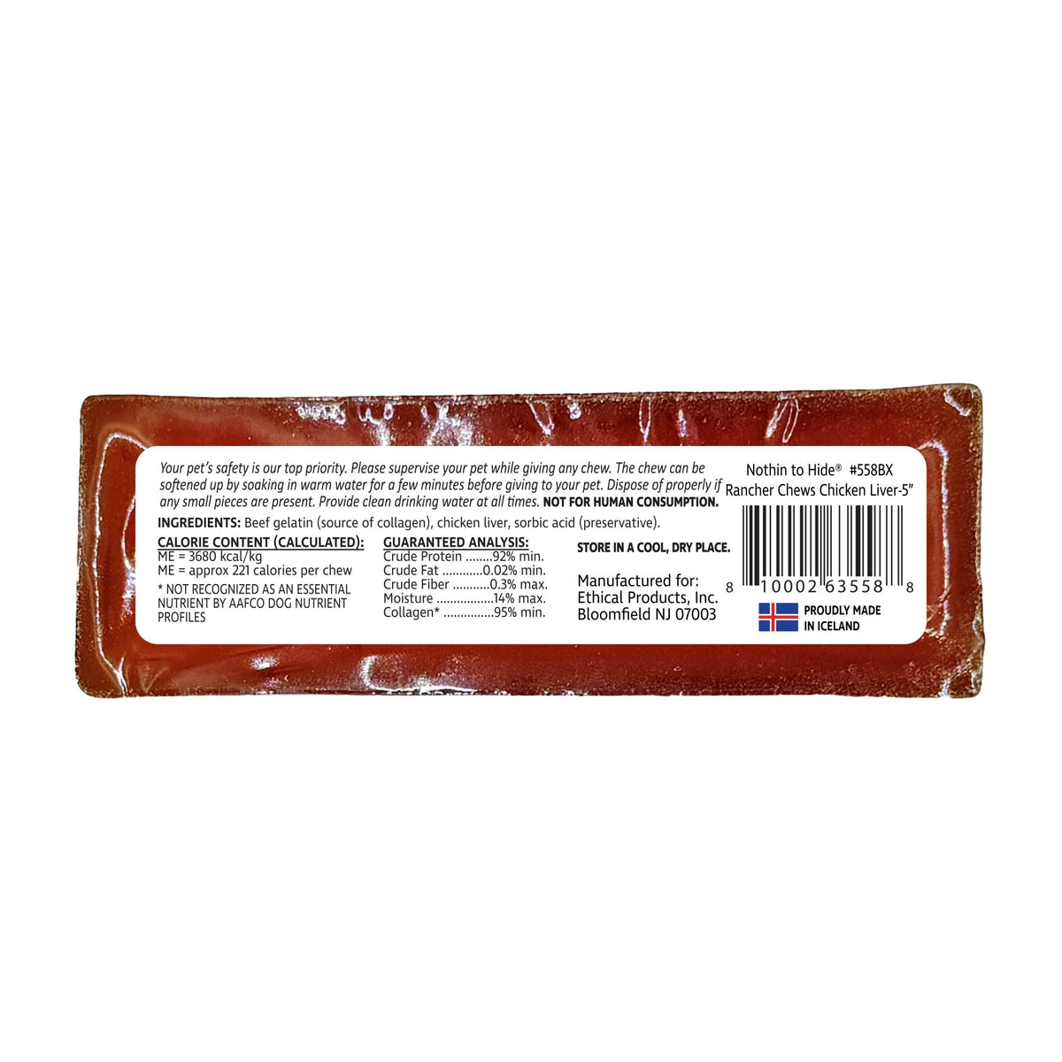 Nothin' To Hide Rancher Chew - Chicken Liver