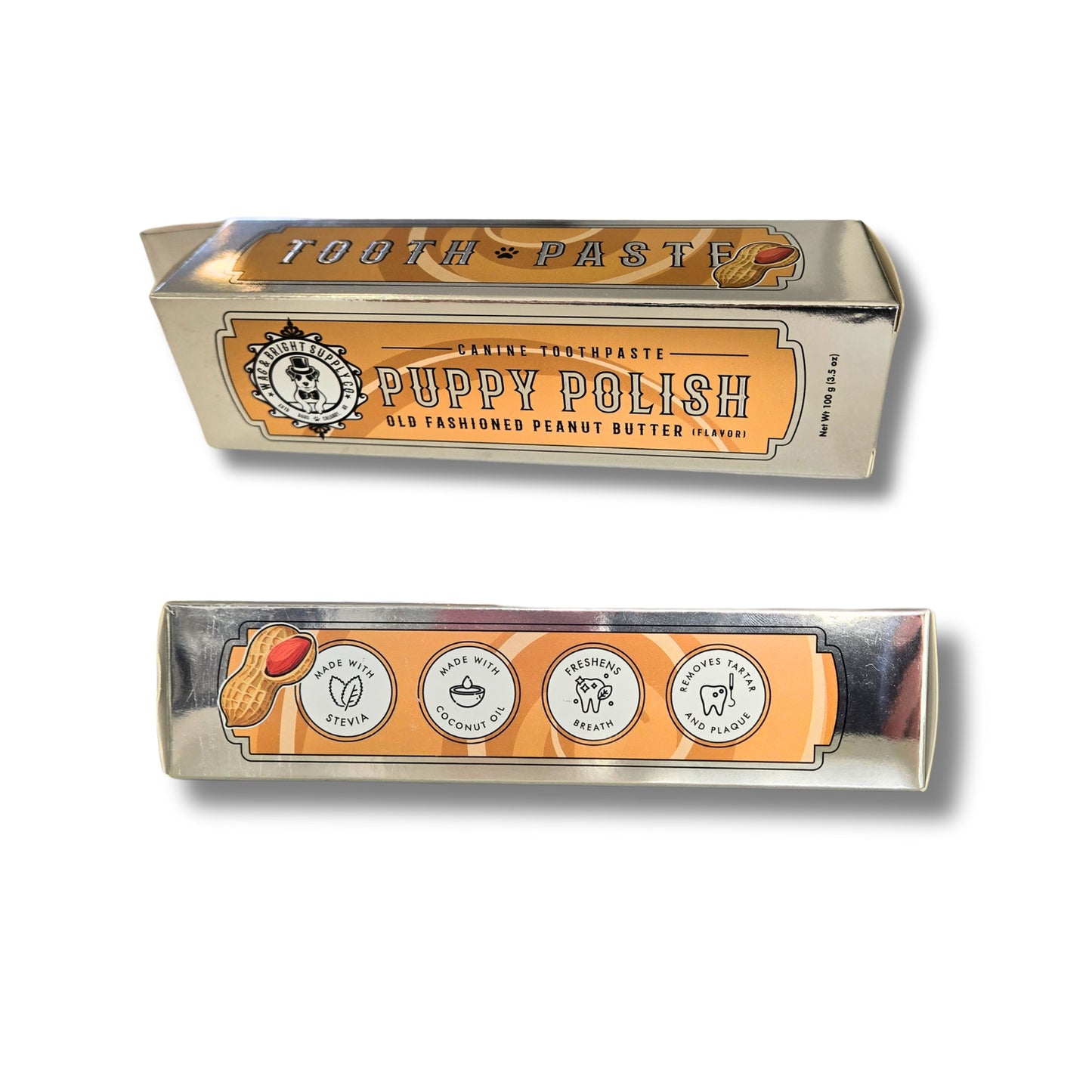 Puppy Polish Toothpaste - Old Fashioned Peanut Butter