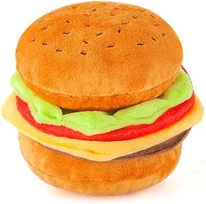 American Classic Plush Hamburger Dog Toy