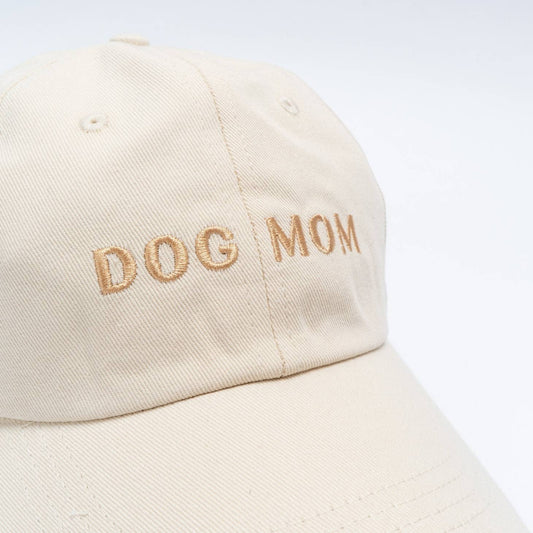 Ivory Dog Mom Baseball Hat