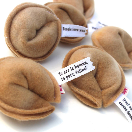 Cat Fortune Cookie Handmade Catnip Toy