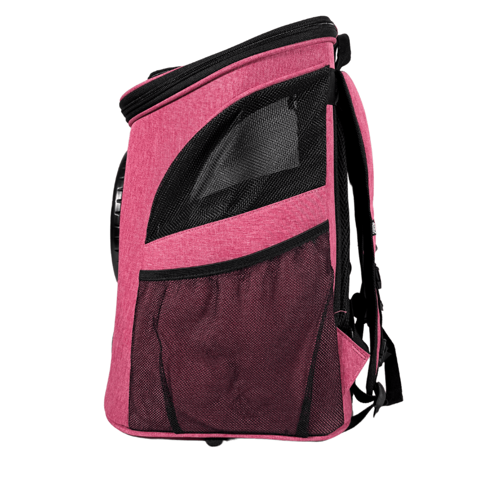 "The Fat Cat" Backpack for Larger Cats - Deep Rose Pink