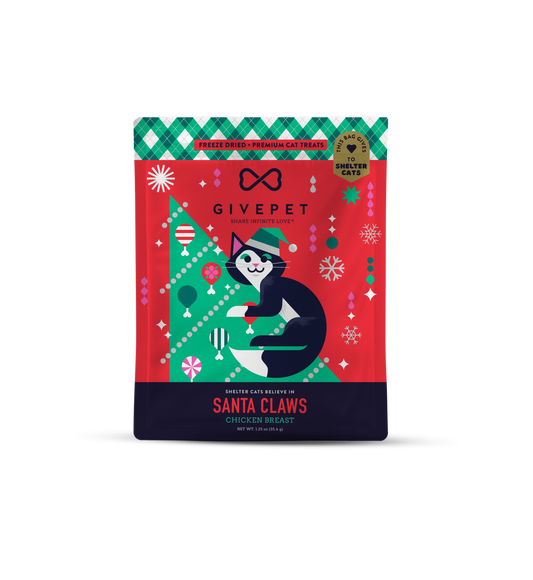 Santa Claws Freeze-Dried Cat Treats