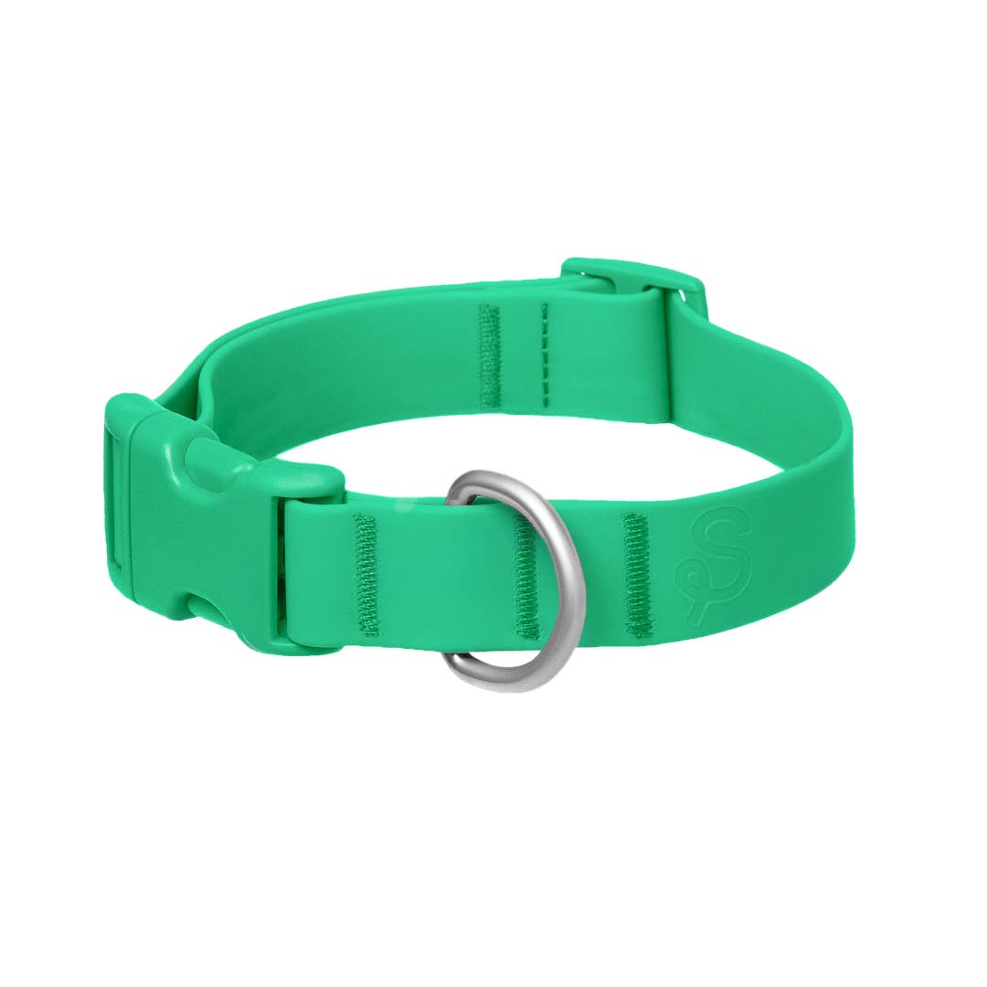 Springer Waterproof & Adjustable Dog Collar -  Green