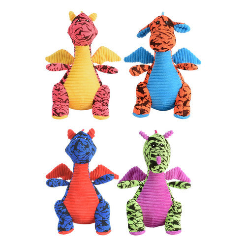 Retro Dragon Plush Squeaky Toy