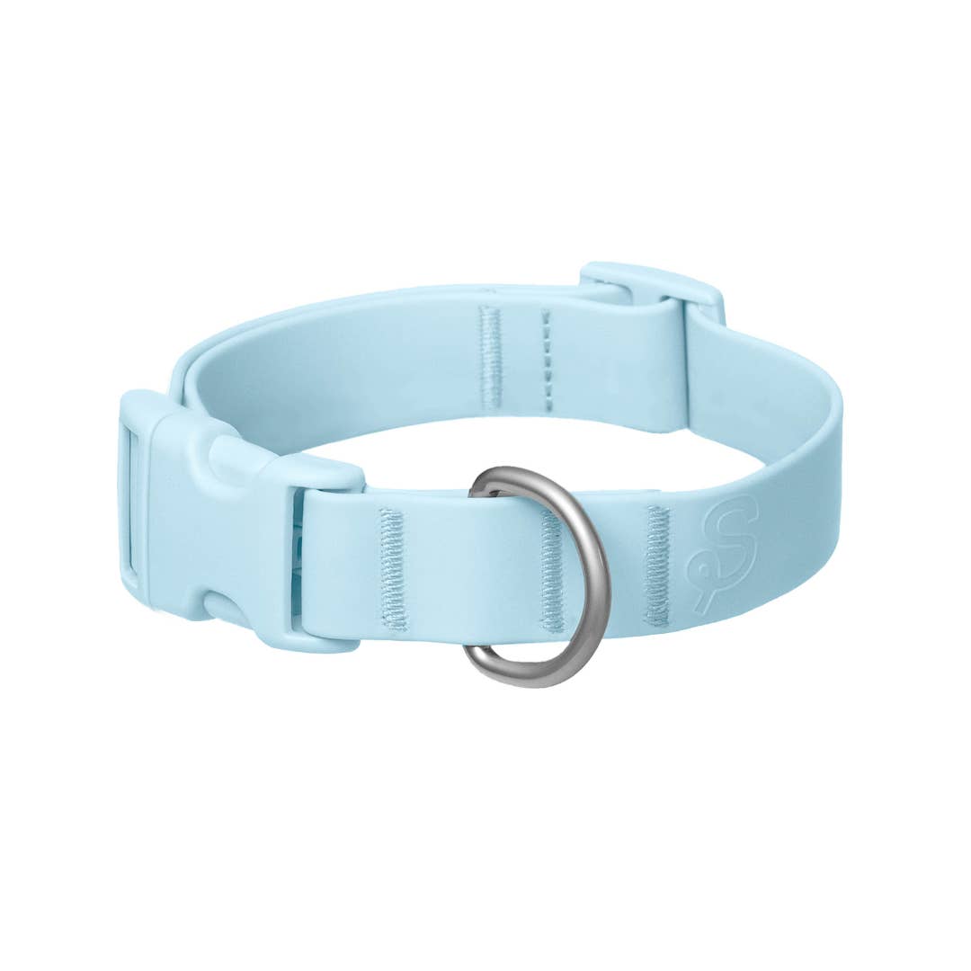 Springer Waterproof & Adjustable Dog Collar -  Sky Blue