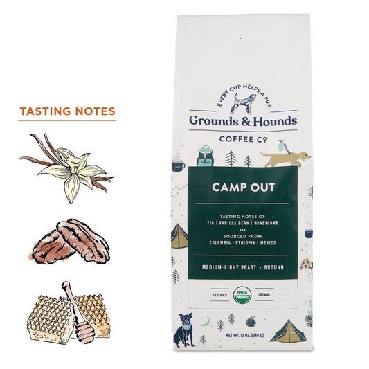 Camp Out Summer Roast Coffee - Grounds & Hounds Coffee Co.