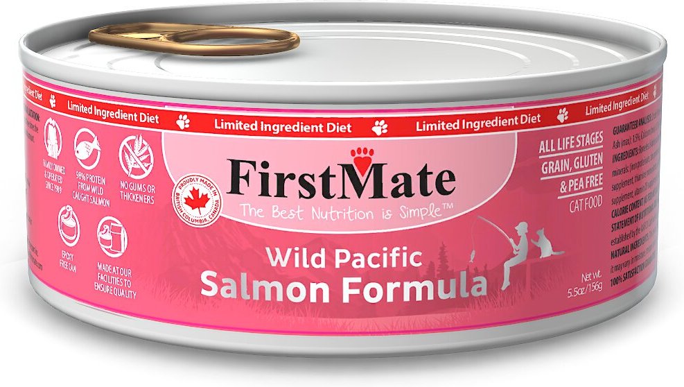 FirstMate Limited Ingredient Salmon Formula Canned Cat Food - 5.5 oz