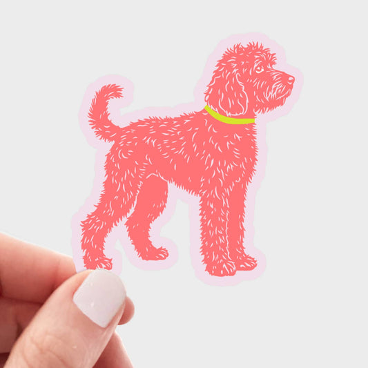 Pink Doodle Sticker