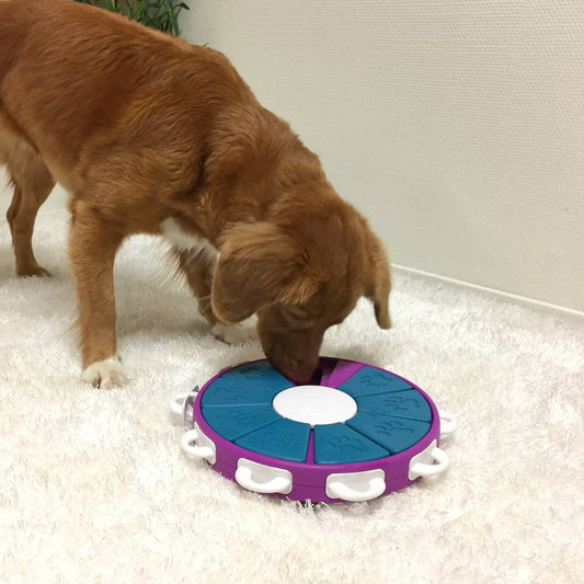Nina Ottosson Dog Twister Interactive Dog Puzzle Toy Purple -  Level 3