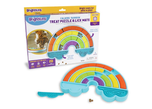 Calming Rainbow Treat Puzzle & Lick Mats