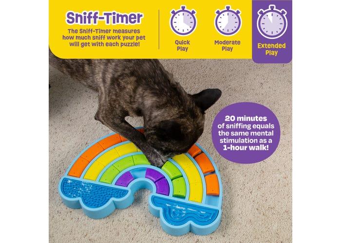 Calming Rainbow Treat Puzzle & Lick Mats