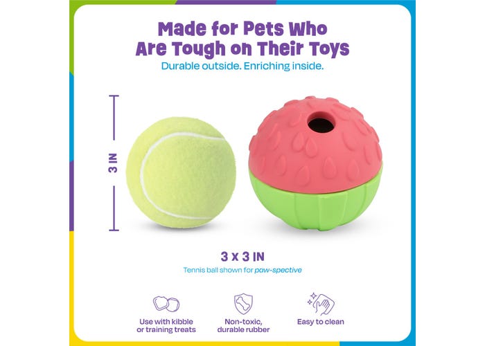 Tough & Tumble 2-Piece Watermelon Dog Toy