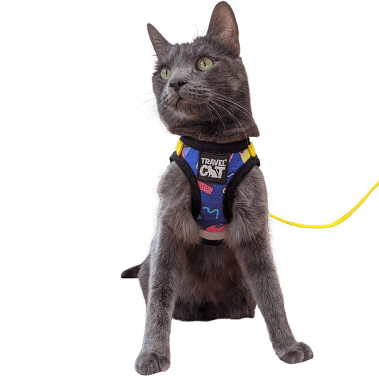"The '90s Cat" Limited Edition Cat Harness & Leash Set