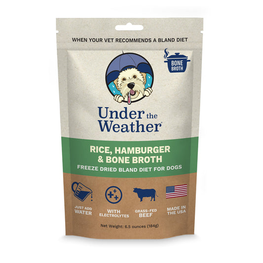 Under The Weather Hamburger, Rice, & Bone Broth Bland Diet For Dogs