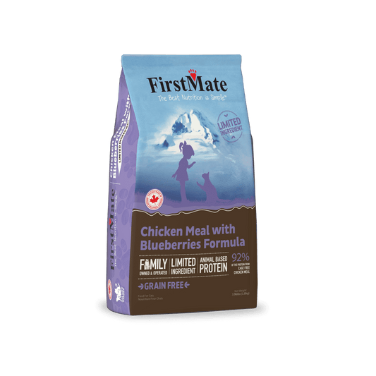 FirstMate Chicken Meal With Blueberries Formula for Cats - Dry Cat Food - 5 lb.