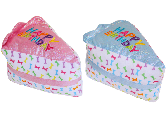Pink Birthday Cake Squeaky Toy
