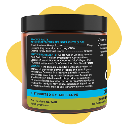 CBG+Mojo Immune Support Hemp Chew - 30 ct