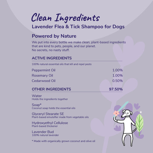 Kin+Kind Flea & Tick Shampoo for Dogs