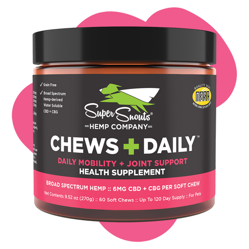 Chews Daily Mobility Support Hemp Chew - 60 ct