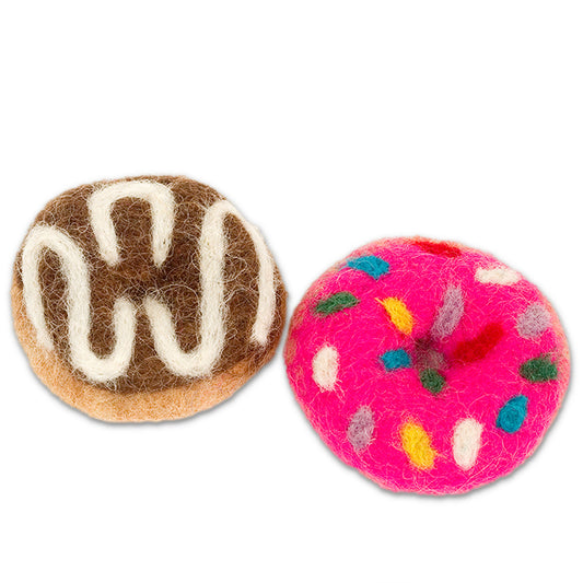 3" Donuts, Pack of 2 Cat Toys