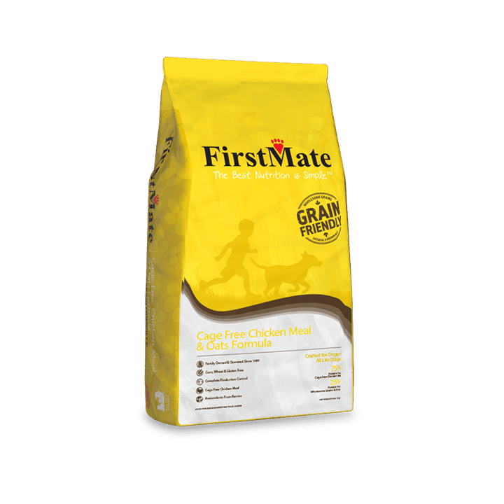 FirstMate Cage Free Chicken Meal & Oats Formula - Dog Food - 5 lb.