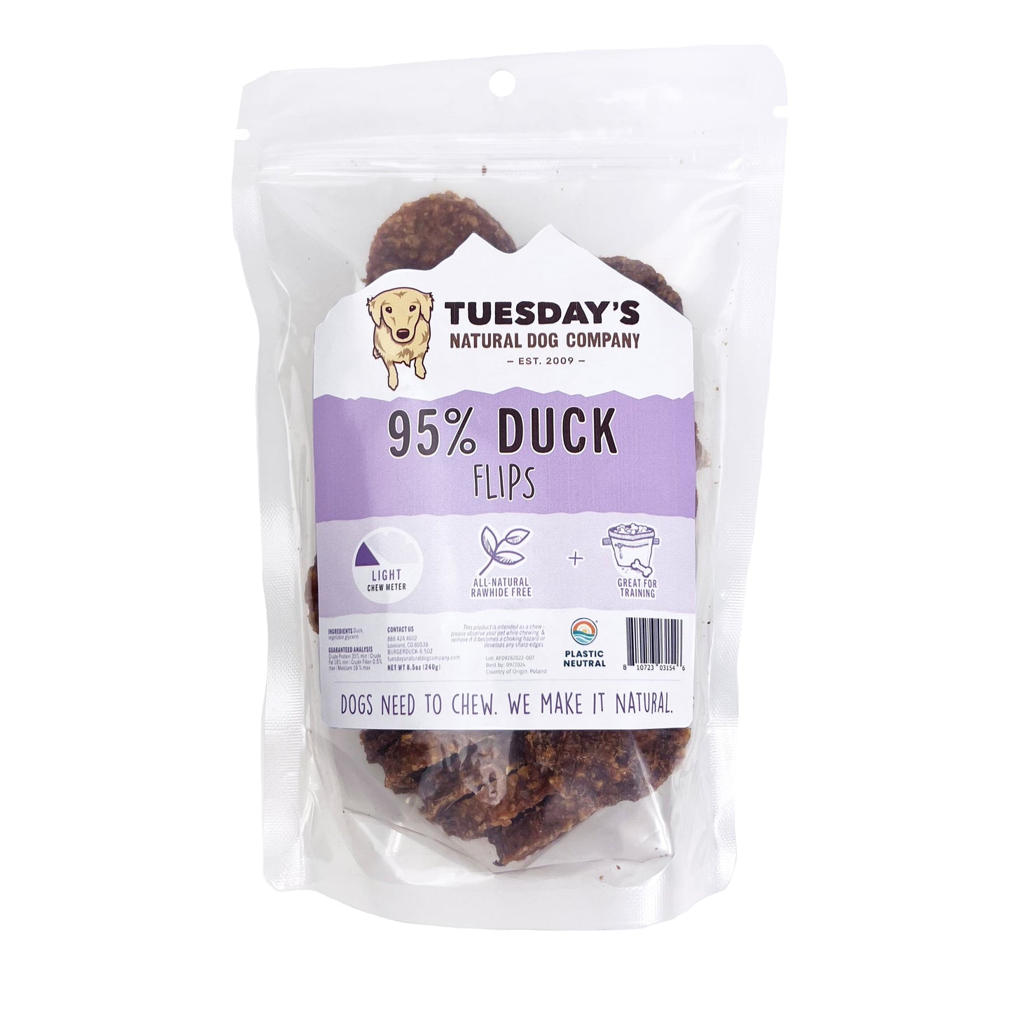 95% Duck Training Flips - 8.5 oz