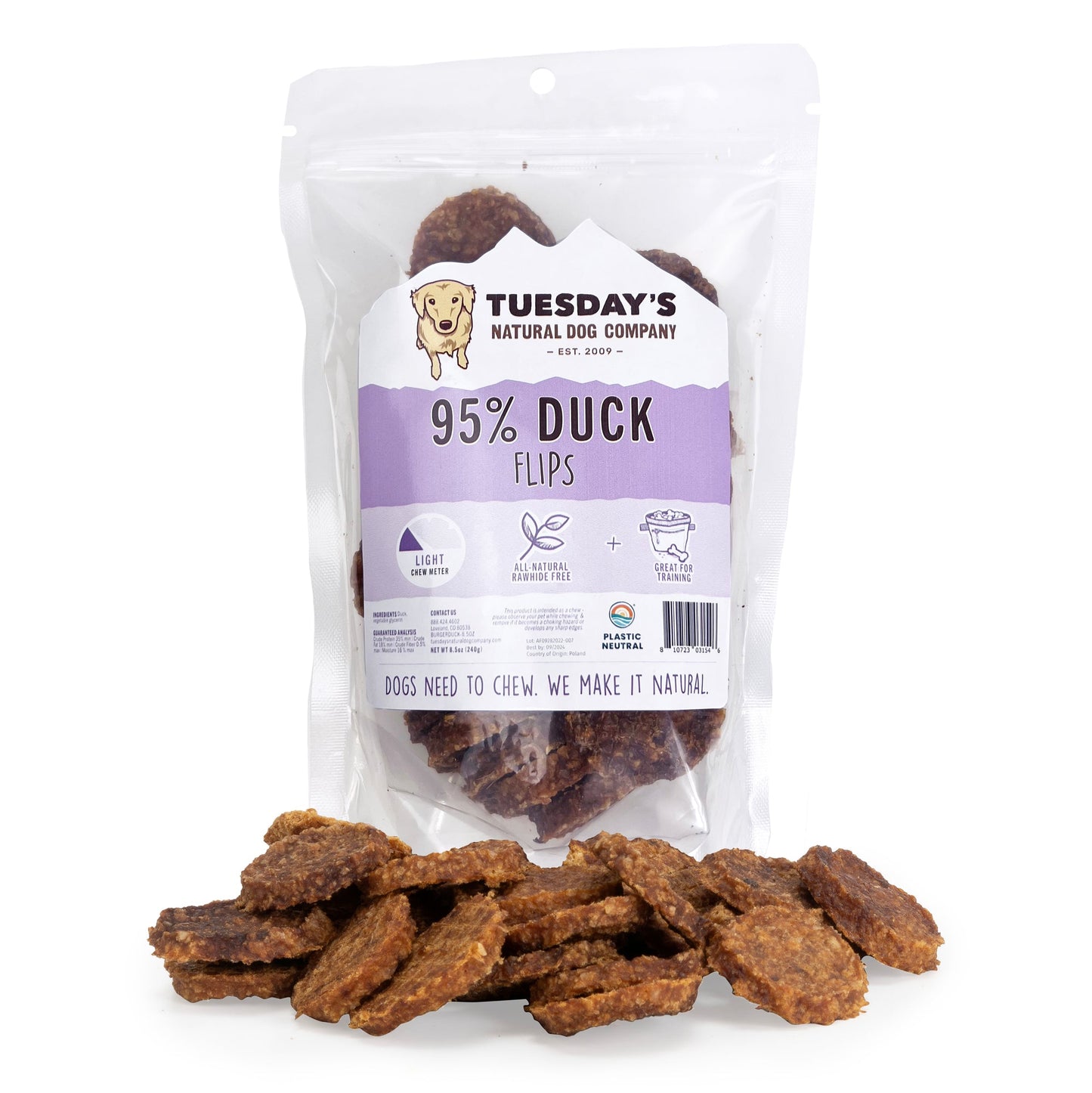 95% Duck Training Flips - 8.5 oz