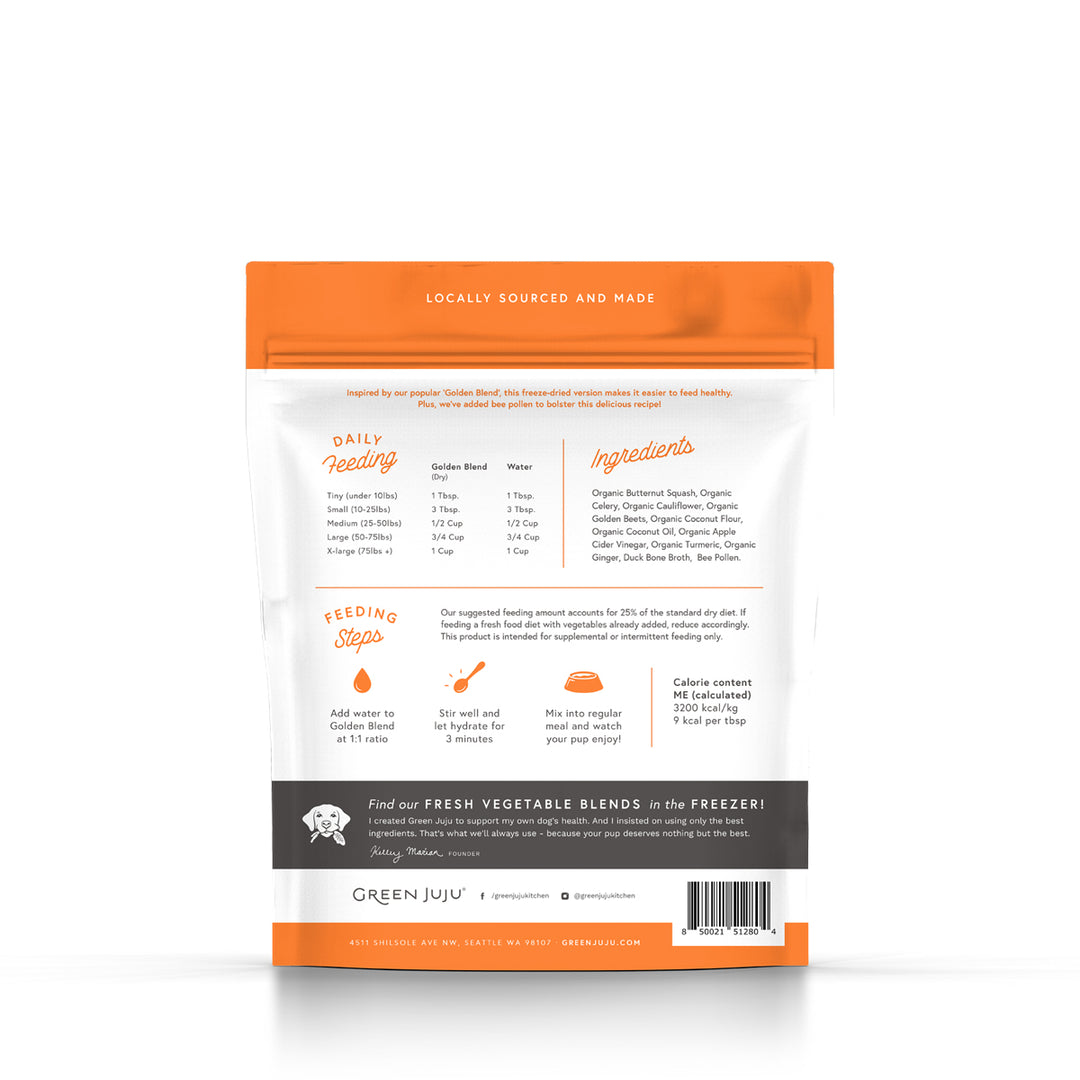 Freeze-Dried Golden Blend with Bee Pollen for Dogs & Cats - 1.75 oz Bag
