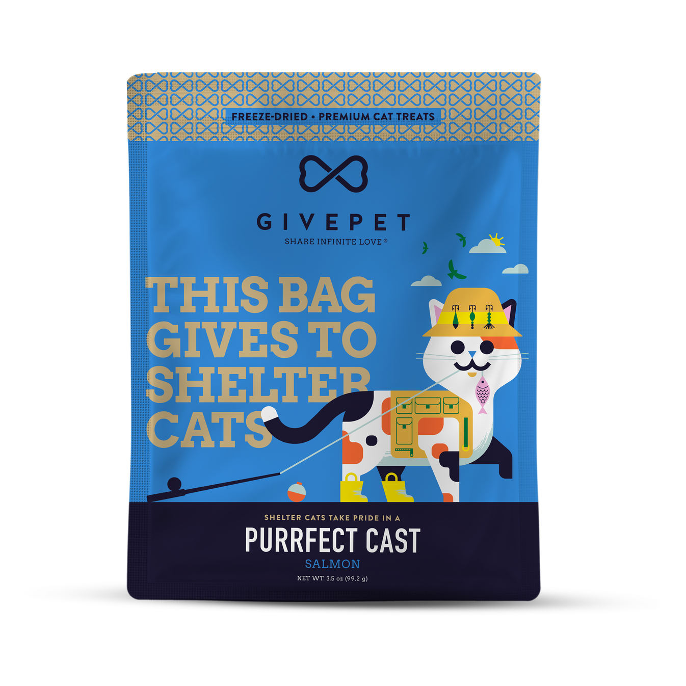 Purrfect Cast Freeze-Dried Cat Treats 1.25oz Bag