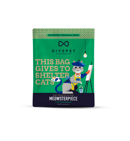 Meowsterpiece Freeze-Dried Cat Treats 1.25oz Bag