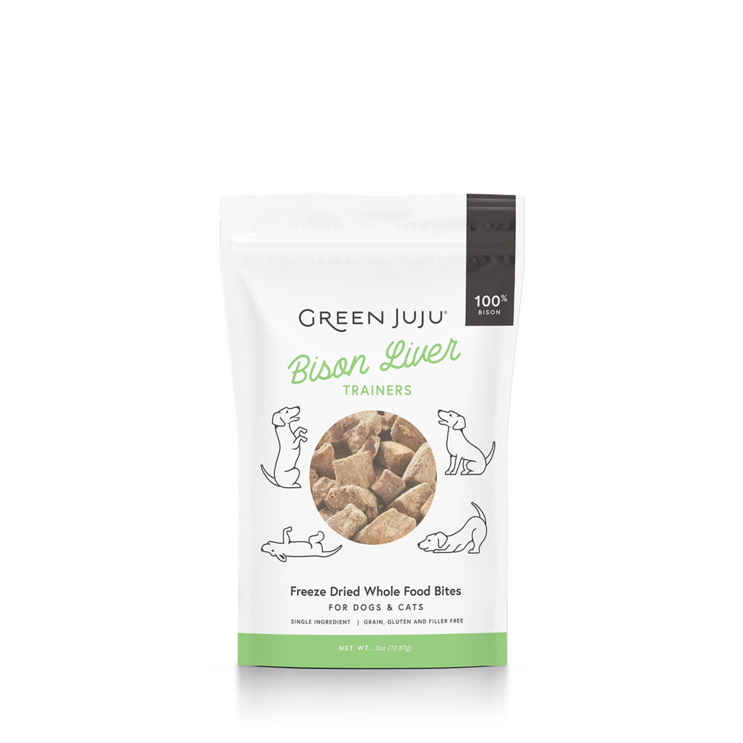 Green Juju Bison Liver Trainers For Dogs & Cats