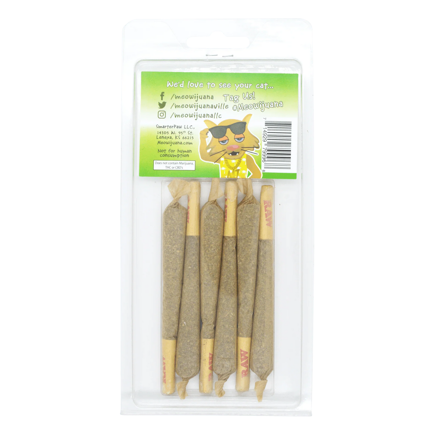 Meowijuana Catnibas King Sized Catnip Joints