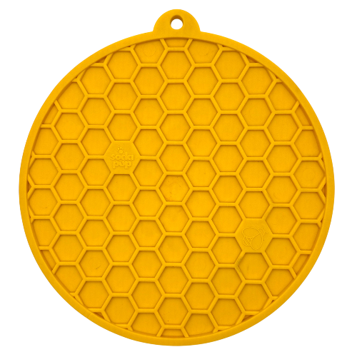 Honeycomb Design emat - Enrichment Lick Mat For Dogs and Cats