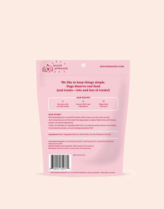 Bocce's Grazers Beef & Carrot Jerky Sticks for Dogs