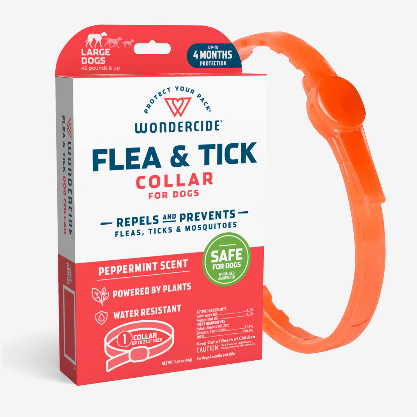Wondercide Dog Flea & Tick Collar - Peppermint - Large