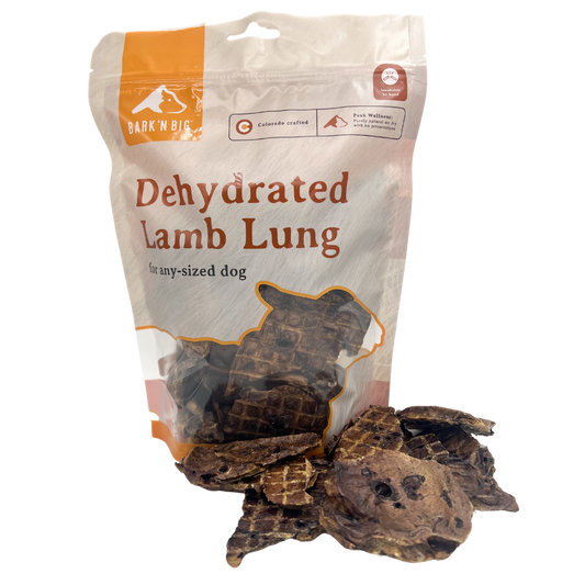 Dehydrated Lamb Lung Treats for Dogs - 5 oz