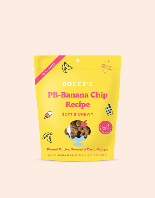PB-Banana Chip Soft & Chewy Treats - 6 oz