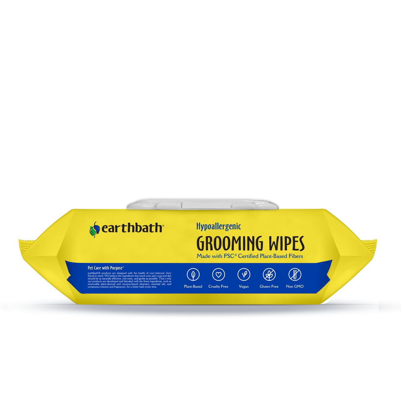 Hypoallergenic Grooming Wipes for Dogs & Cats - 100 ct