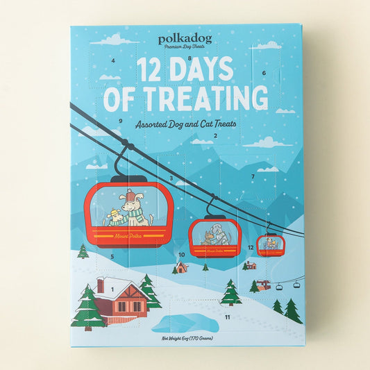 Polkadog 12 Days of Treating Holiday Calendar for Dogs & Cats