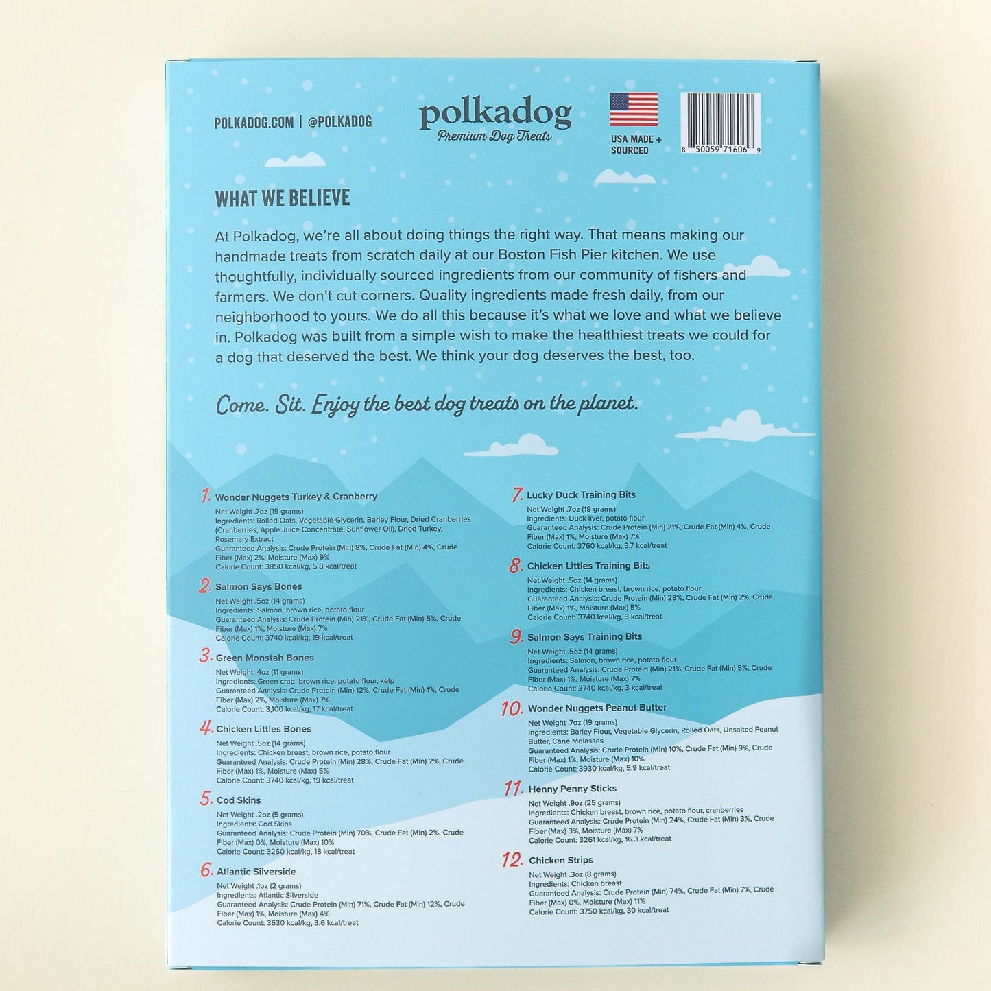 Polkadog 12 Days of Treating Holiday Calendar for Dogs & Cats