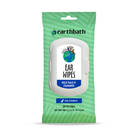 Earthbath Ear Wipes - 30 count